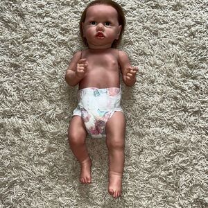 Toddler Reborn Baby Doll Custom CUS-10 baby girl, blue eyes red eyelashes ￼